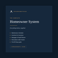 The Complete Homeowner System — four spreadsheets and a guide for new homeowners